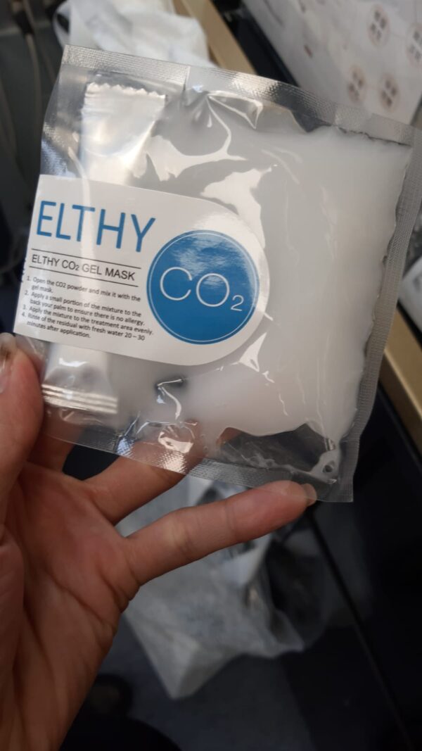 Elthy 注氧面膜 30g 5片 Co2 Gel Mask 30g 5Pcs：圖片 3